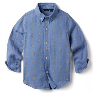 Janie and Jack Horse Print Shirt